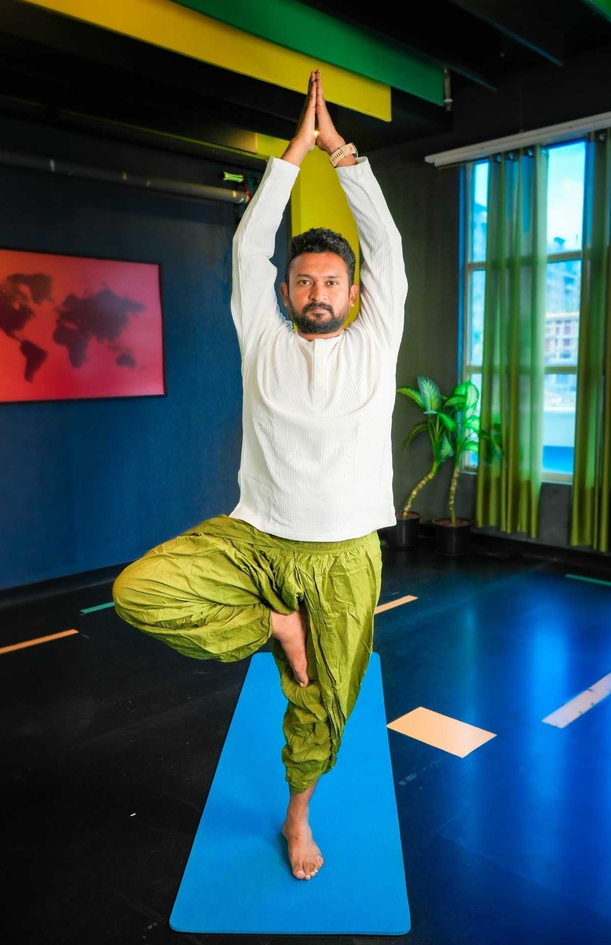 Vasu in meditation pose